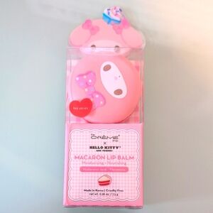 The Creme Shop Hello Kitty And Friends Macaron Lip Balm NIB Red Velvet